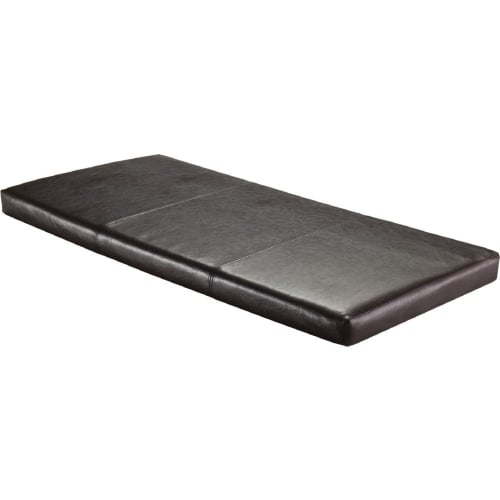 Paige Bench Seat Cushion in Espresso Leatherette