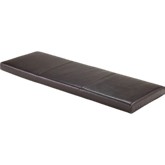 Boris Cushion Bench Seat in Espresso Leatherette