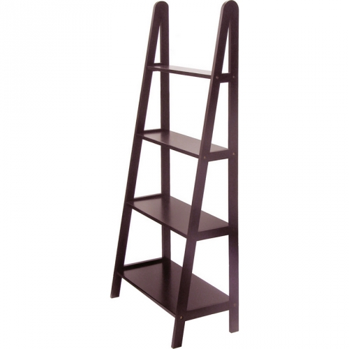 4 Tier A Frame Shelf in Dark Espresso