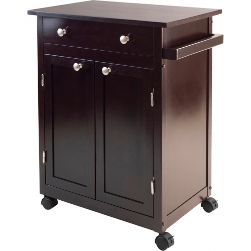 Savannah Kitchen Cart in Espresso