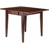 Hamilton Double Drop Leaf & Drawer Dining Table in Antique Walnut