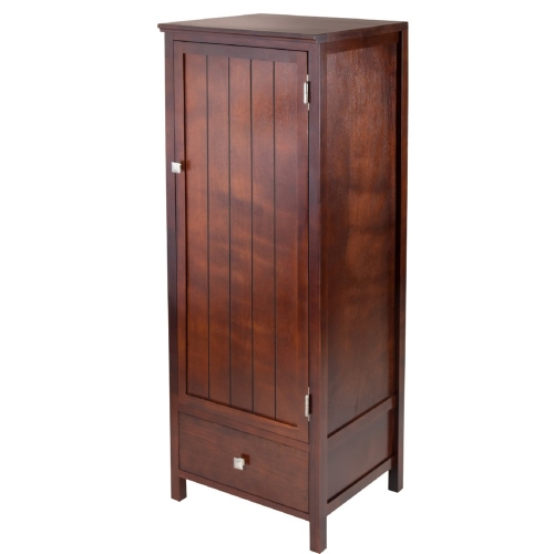 Brooke Jelly Close Cupboard w/ Door & Drawer in Antique Walnut