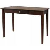 Rochester Console Table w/ One Drawer Shaker in Antique Walnut