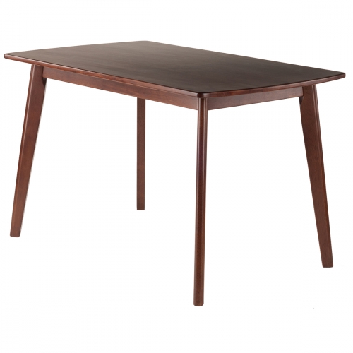 Shaye 47" Dining Table in Walnut Finish Wood