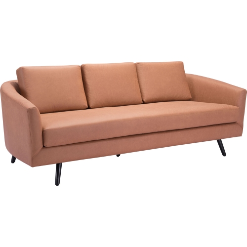 Divinity Sofa in Brown Leatherette