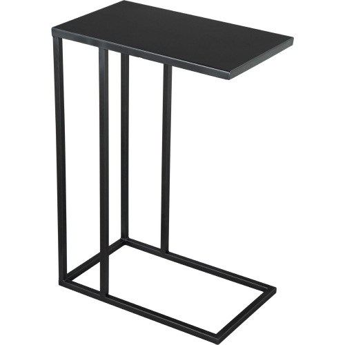 Atom Side Table in Black Metal