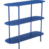 Tre Console Table in Blue Powder Coated Steel