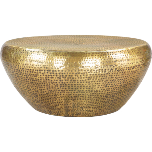 Larache Coffee Table in Gold Iron