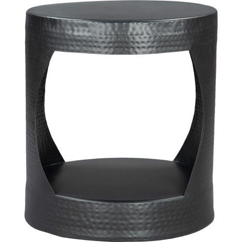 Nuuk Side Table in Black Powder Coated Steel