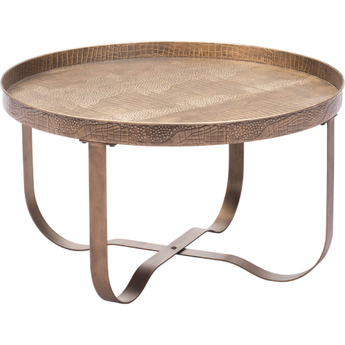 Vannes Coffee Table in Brass Steel