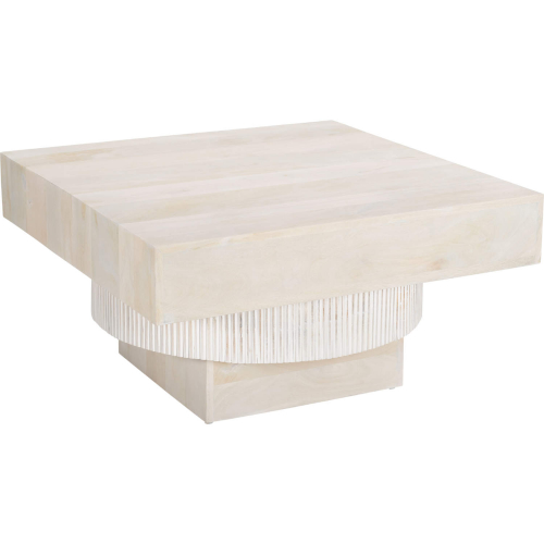 Trani Coffee Table in Bleached Wood