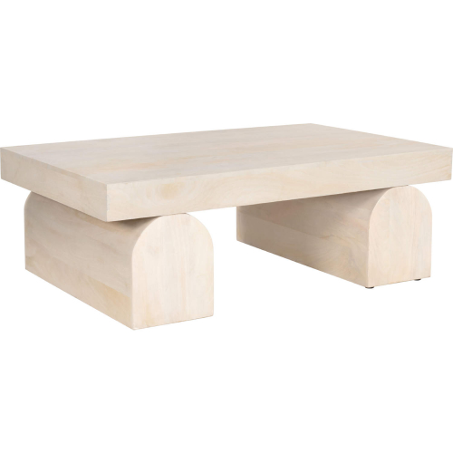 Kiel Coffee Table in Bleached Mango Wood