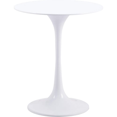 Wilco Side Table in Gloss White Powder Coated Steel