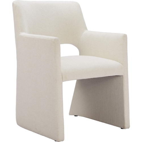 Minet Dining Chair in Linen Off White