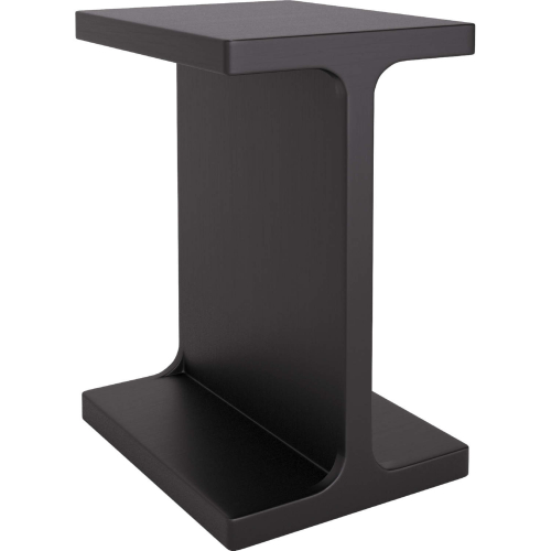 Bama Side Table in Black Finish Wood