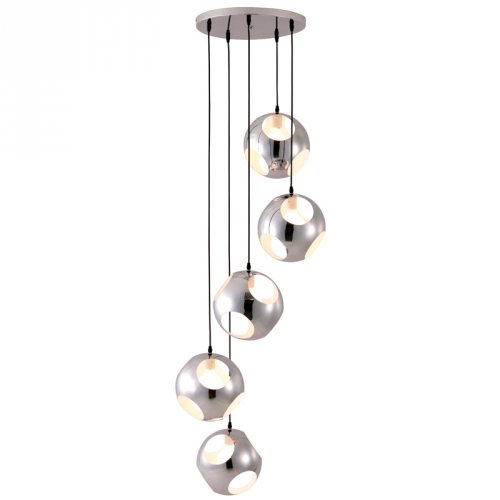 Meteor Shower Ceiling Lamp in Chrome