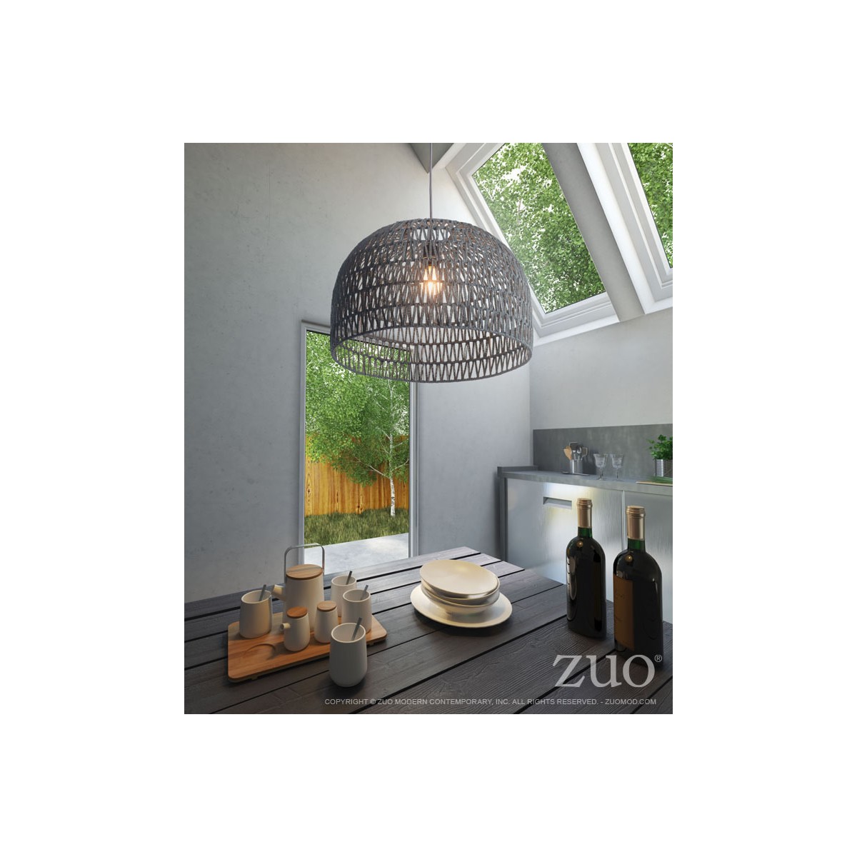 Zuo paradise hot sale ceiling lamp