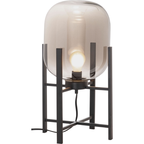 Wonderwall Table Lamp in Black Steel & Glass