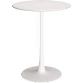 Soleil Outdoor 31.5" Bar Table in White Powder Coated Metal