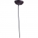Rotorura Ceiling Lamp in Rust Metal Open Diamond Shape