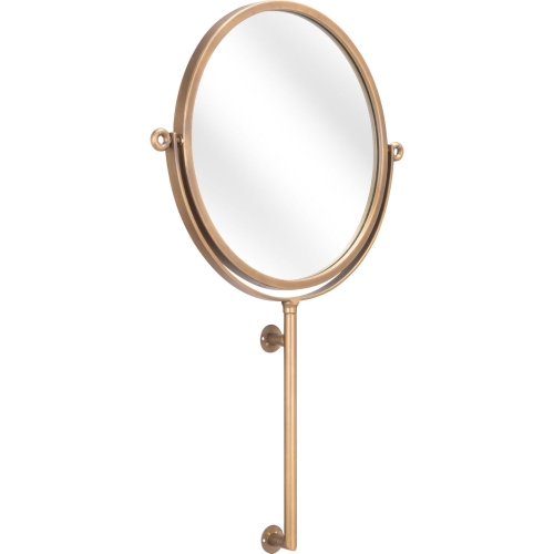 Bernis Mirror in Gold Steel