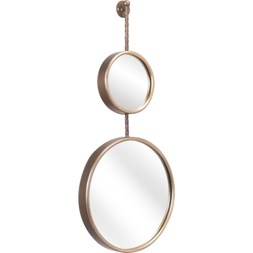 Mott Mirror in Gold Steel