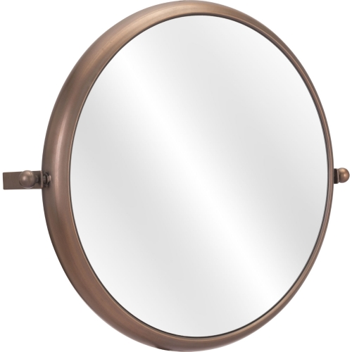 Rand Mirror in Gold Steel