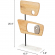Wize Statue in Mango Wood, Aluminum & White Marble