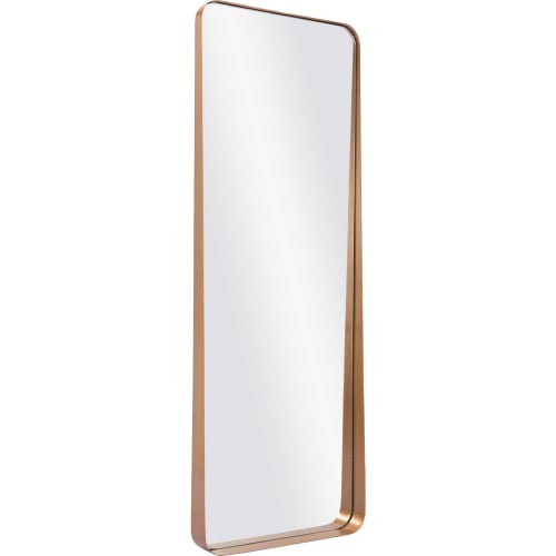 Riga Floor Mirror in Gold Steel